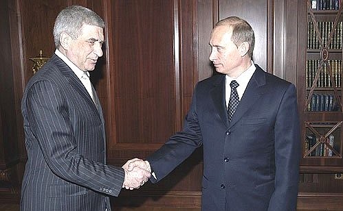 С губернатором Нижегородской области Геннадием Ходыревым.