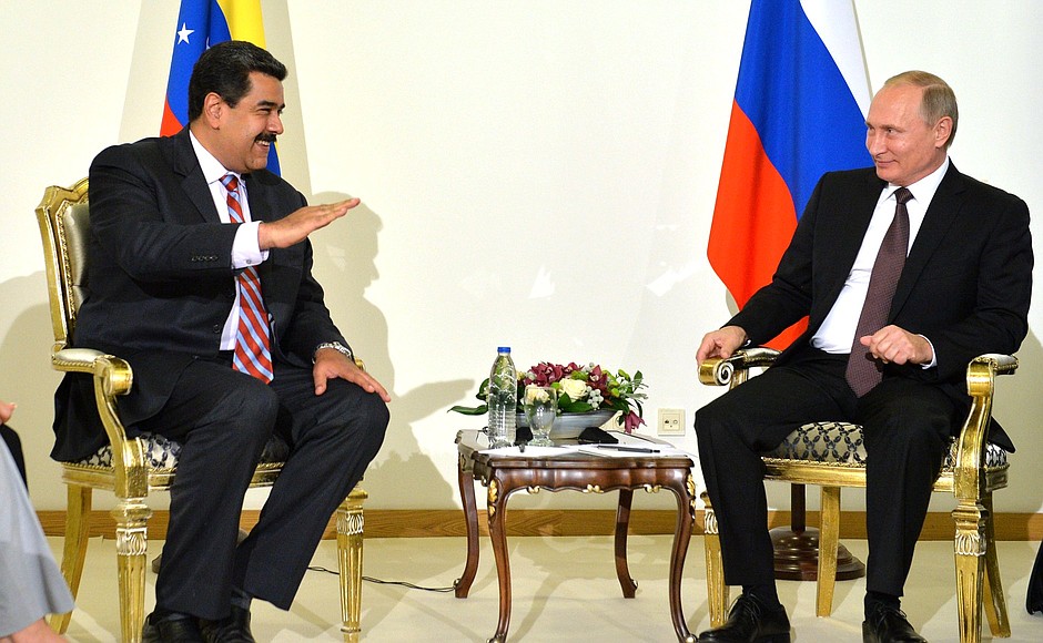 С Президентом Венесуэлы Николасом Мадуро.