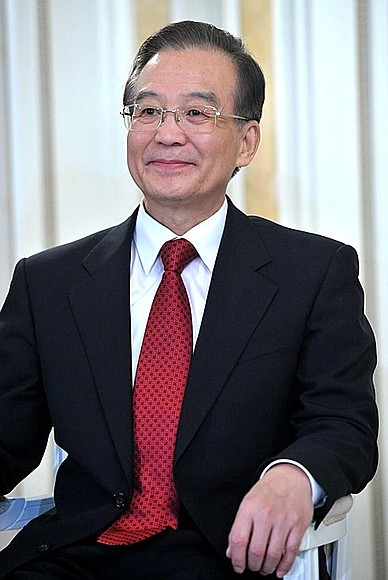 Премьер Государственного совета КНР Вэнь Цзябао.