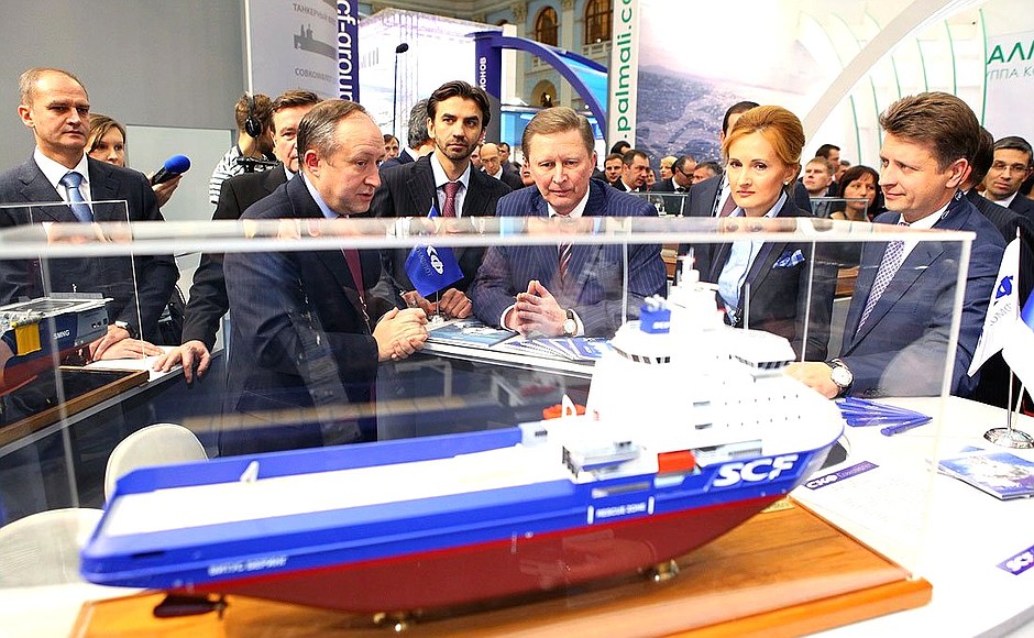 At the Transport of Russia exhibition.