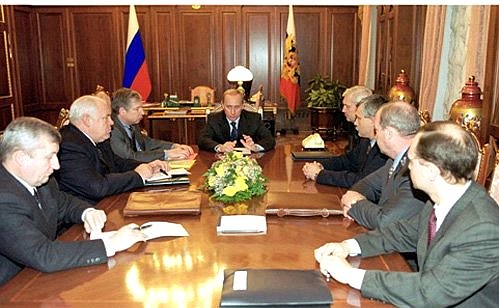 Встреча с полномочными представителями Президента в федеральных округах.
