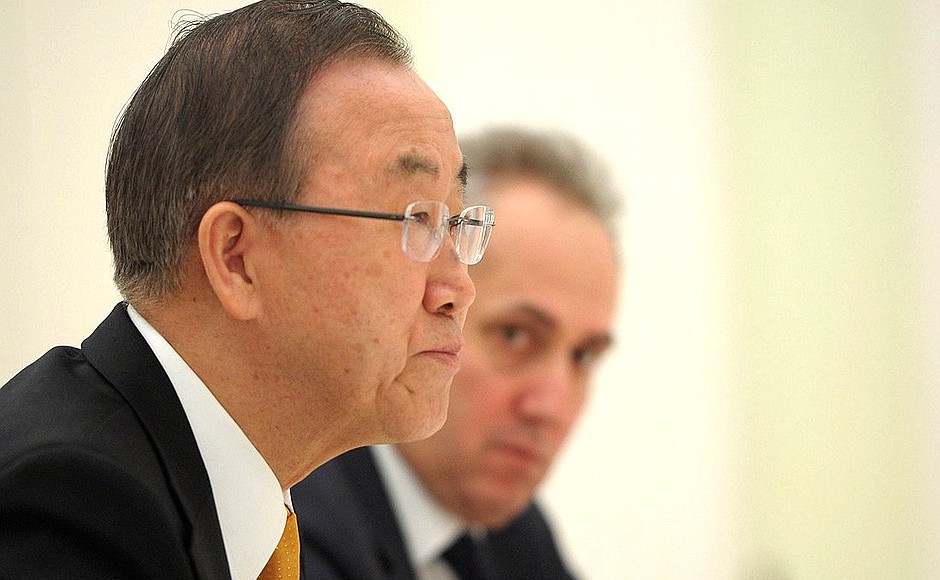 Генеральный секретарь ООН Пан Ги Мун.