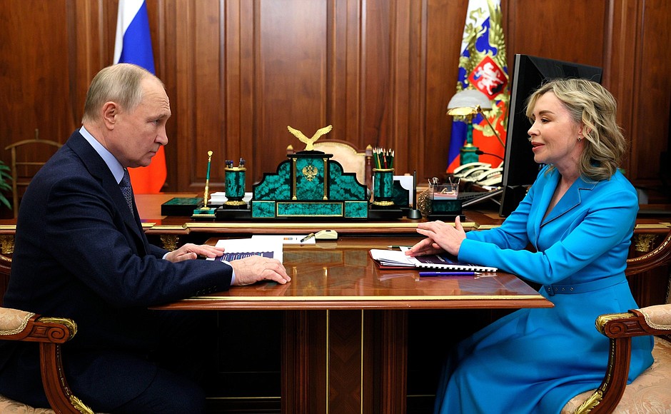 Working meeting with Head of Rosprirodnadzor Svetlana Radionova.