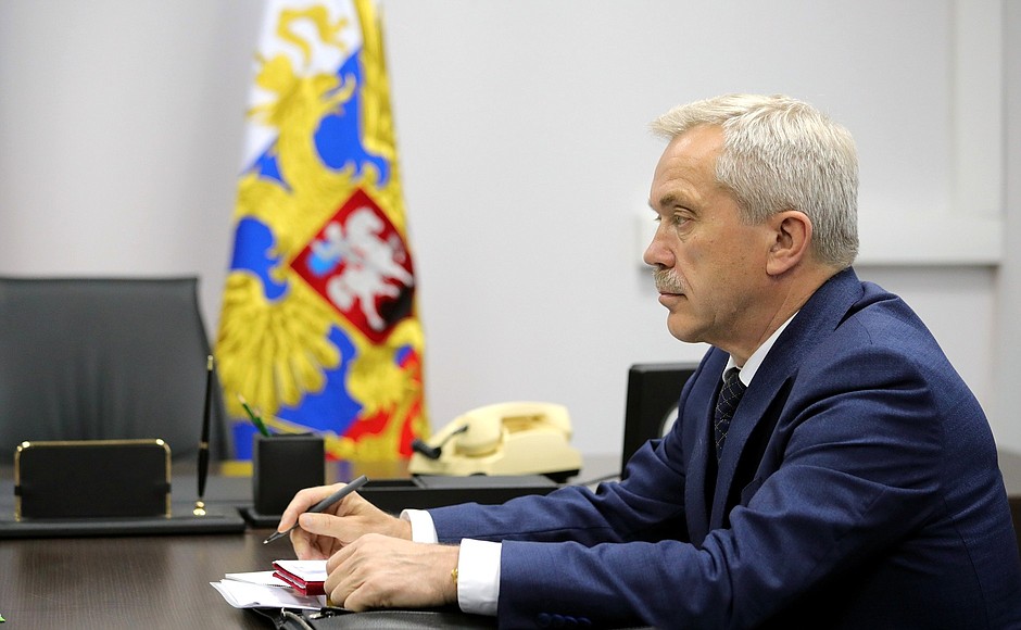 Belgorod Region Governor Yevgeny Savchenko.