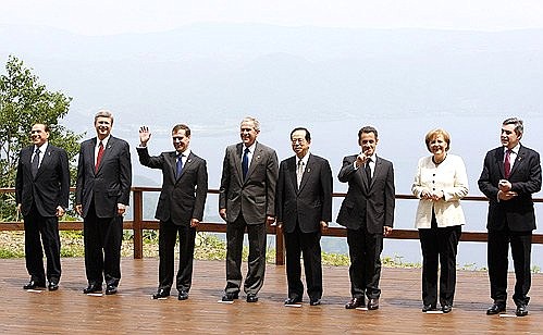Главы государств и правительств «Группы восьми».