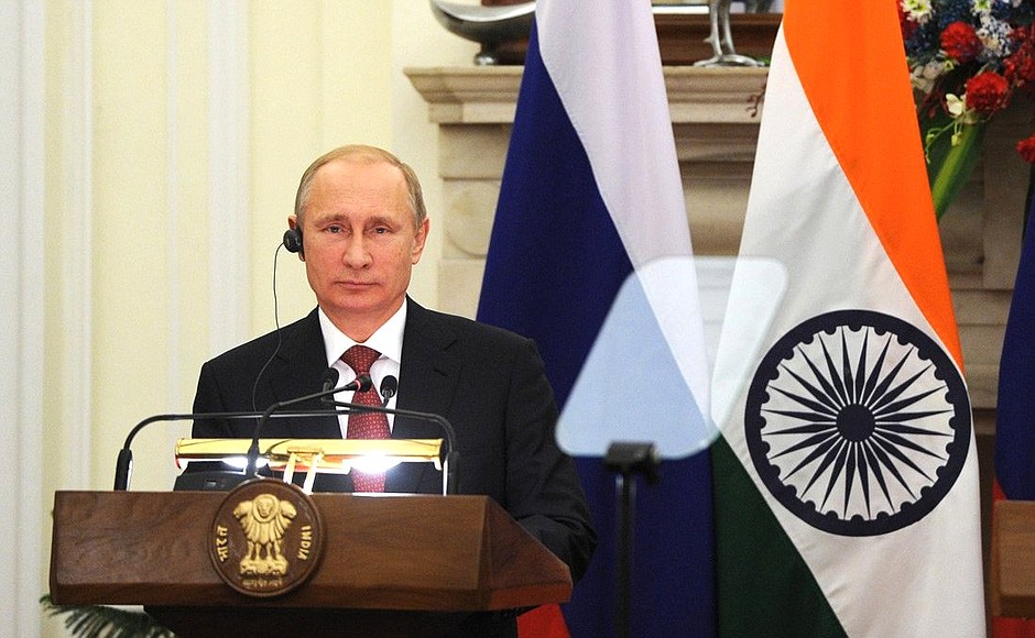 Заявления для прессы по итогам российско-индийских переговоров.