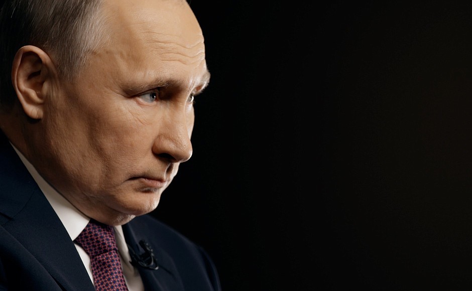 Vladimir Putin gave an interview to TASS Russian News Agency.
