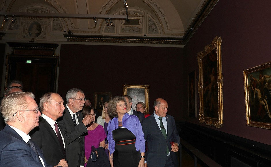 Opening of the Old Masters from the Hermitage exhibition.