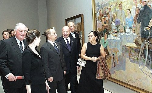Visit the Russian art exposition ” Russia!,“ in the famous Guggenheim museum.