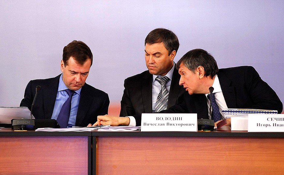 At a meeting of the Commission for Modernisation and Technological Development of Russia’s Economy.