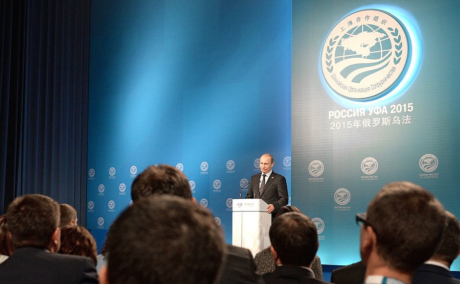 News conference by Vladimir Putin following the BRICS and SCO summits.