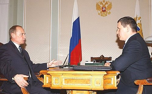 С губернатором Пермской области Юрием Трутневым.