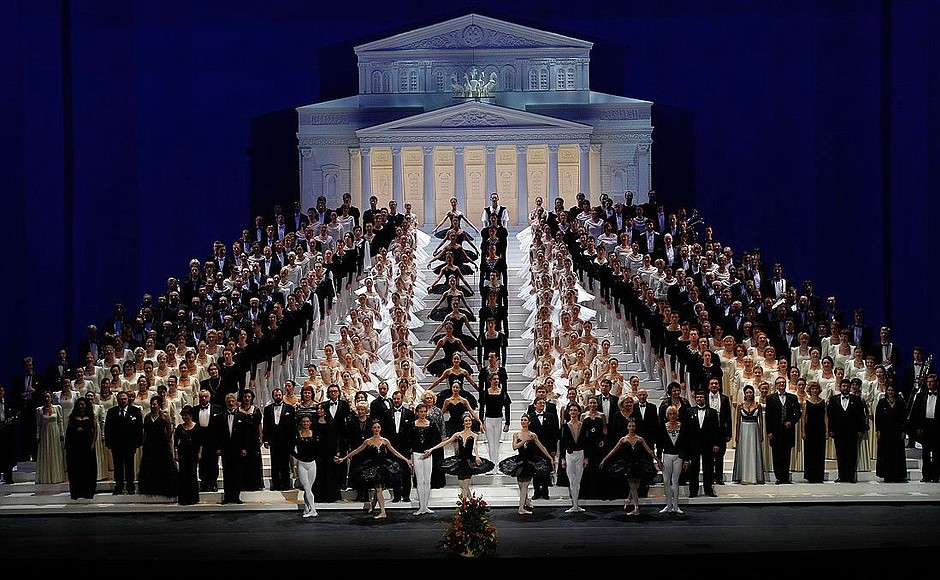 Гала-концерт по случаю открытия Большого театра после реконструкции.