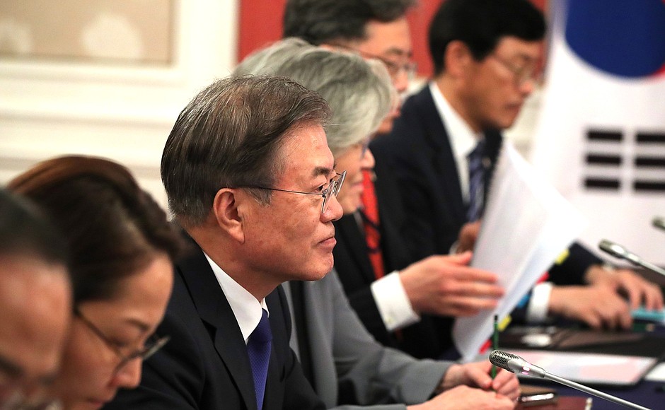 President of the Republic of Korea Moon Jae-in.