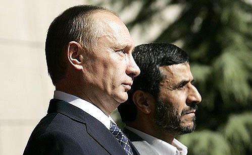 With the President of Iran, Mahmoud Ahmadinejad.