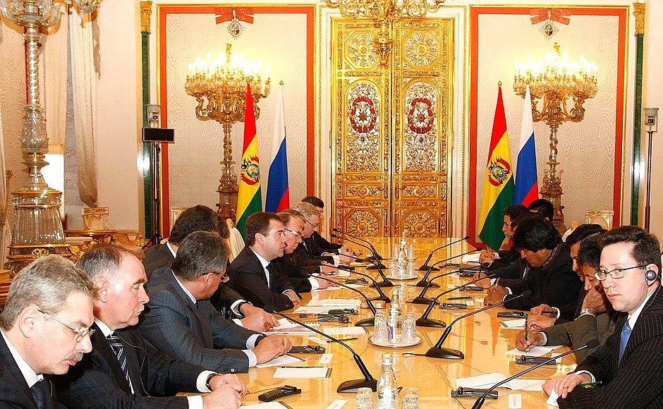 Российско-боливийские переговоры.