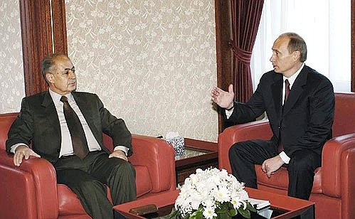 Переговоры с Президентом Турции Ахметом Недждетом Сезером.