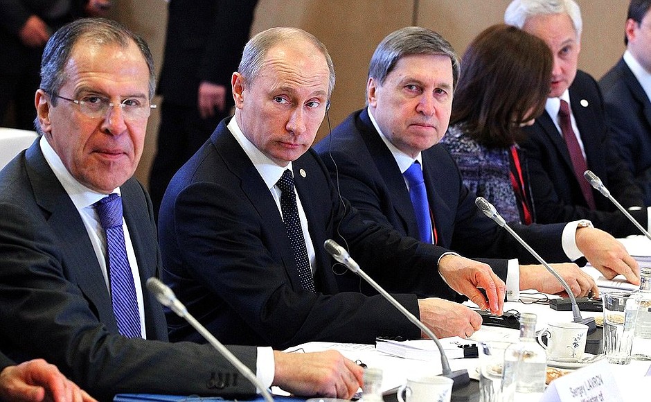 The Russia-EU Summit meeting.