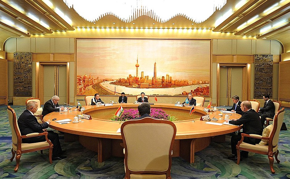 Встреча глав государств – членов Шанхайской организации сотрудничества.