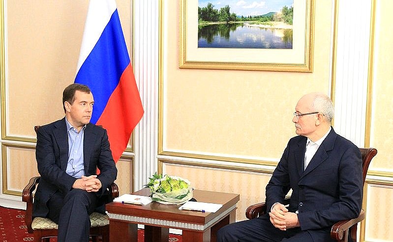 With head of Bashkortostan Rustem Khamitov.