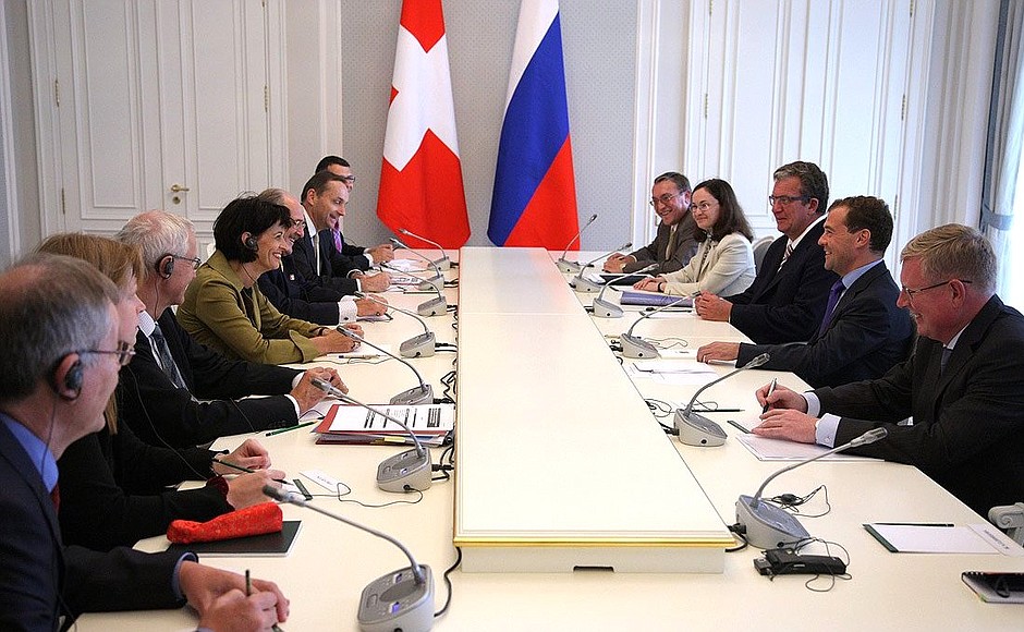 Russian-Swiss talks.