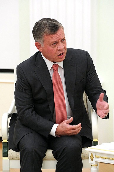 King Abdullah II of Jordan.
