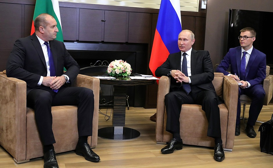 Meeting with President of Bulgaria Rumen Radev.