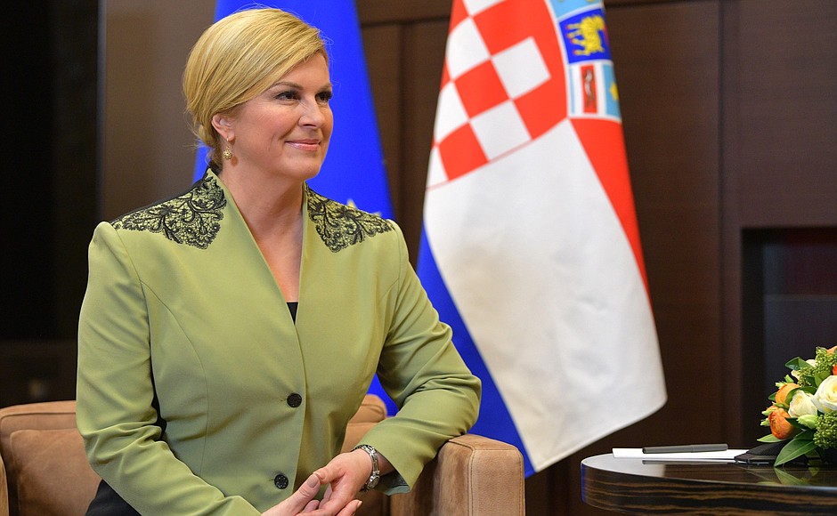 Президент Республики Хорватии Колинда Грабар-Китарович.