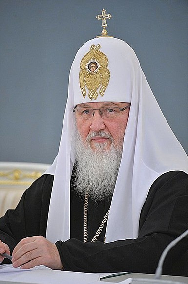 Patriarch Kirill of Moscow and All Russia at the meeting with delegates to the Bishops’ Council.