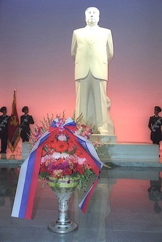 The Kim Il-sung Mausoleum.