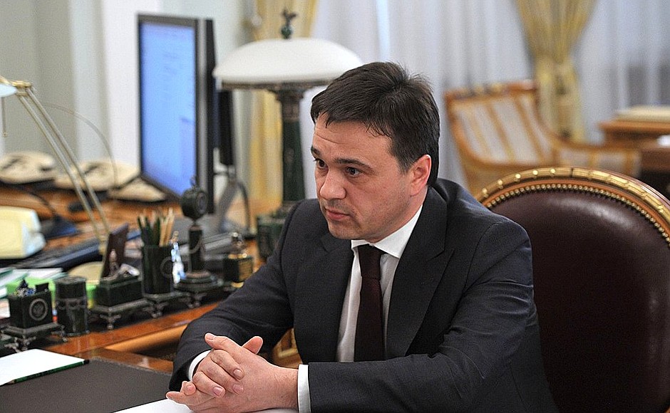 Исполняющий обязанности губернатора Московской области Андрей Воробьёв.