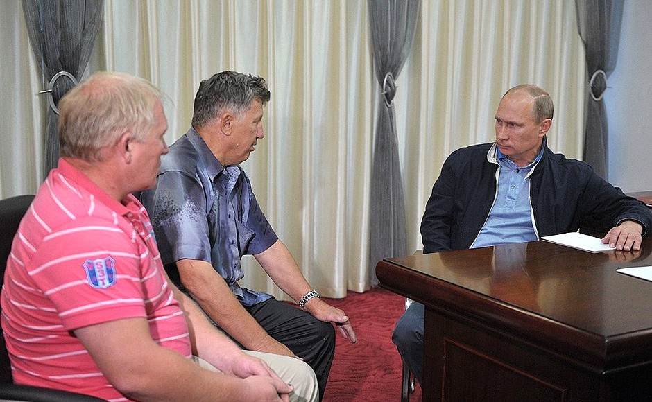 Meeting with Amur Region farmers.
