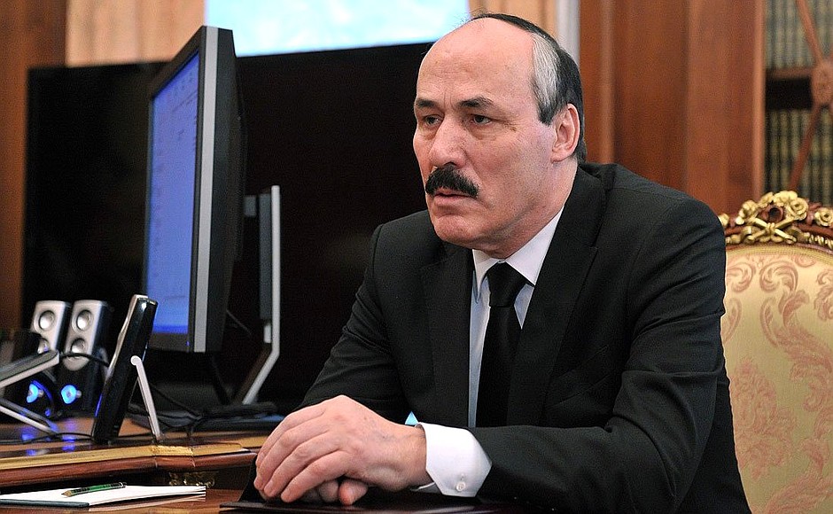 Временно исполняющий обязанности Президента Республики Дагестан Рамазан Абдулатипов.