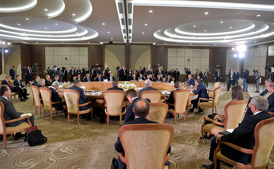 Restricted meeting of the Supreme Eurasian Economic Council meeting.