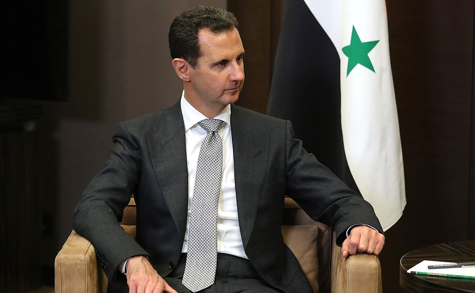 Президент Сирийской Арабской Республики Башар Асад.