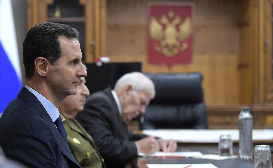 President of the Syrian Arab Republic Bashar al-Assad.