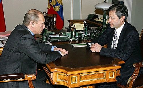 Рабочая встреча с Министром информационных технологий и связи Леонидом Рейманом.