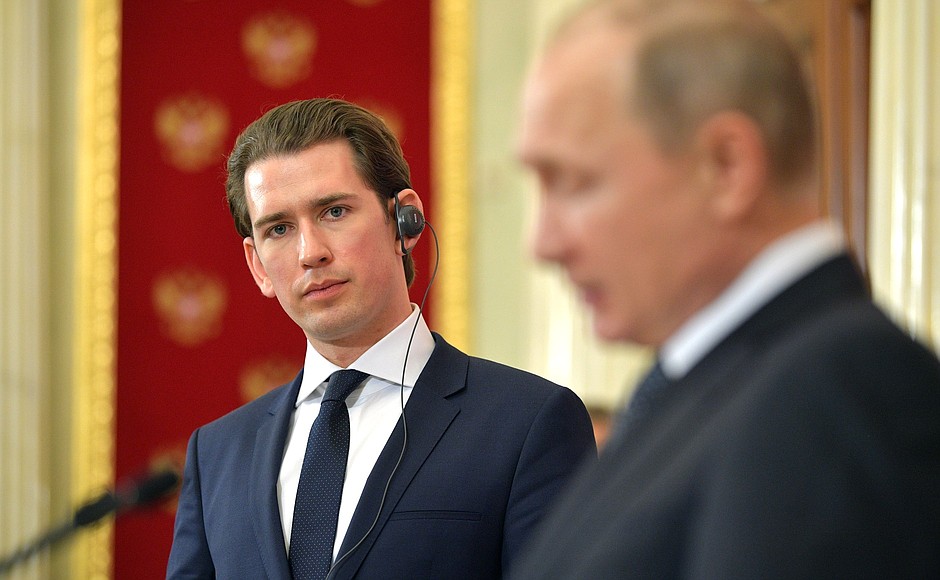 At the joint news conference with Federal Chancellor of Austria Sebastian Kurz.