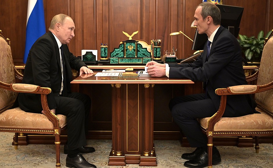 Рабочая встреча с Заместителем Председателя Правительства Дмитрием Григоренко.