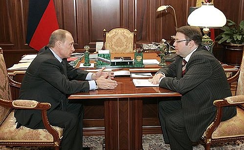 Встреча с Председателем Высшего Арбитражного Суда Антоном Ивановым.