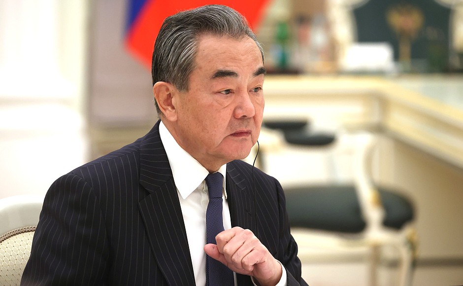 Member of the Political Bureau of the Central Committee of the Communist Party of the People's Republic of China and Director of the Office of the Foreign Affairs Commission of the CPC Central Committee Wang Yi.