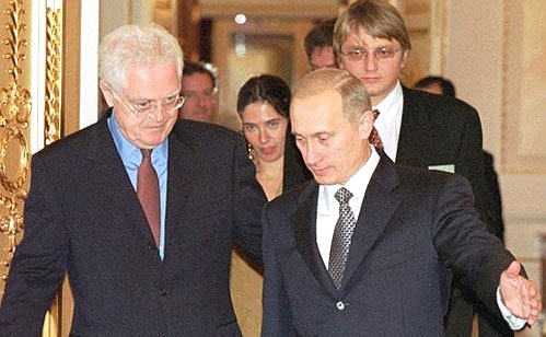 President Putin with French Prime Minister Lionel Jospin.