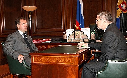 С Генеральным прокурором Юрием Чайкой.