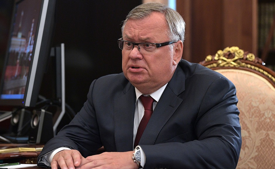 VTB CEO Andrei Kostin.