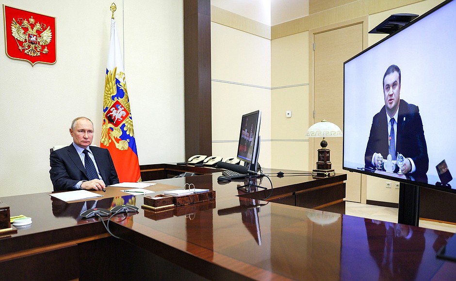 Meeting with Vitaly Khotsenko (via videoconference).