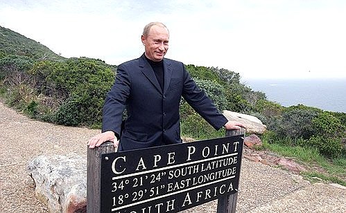 At the Cape of Good Hope.