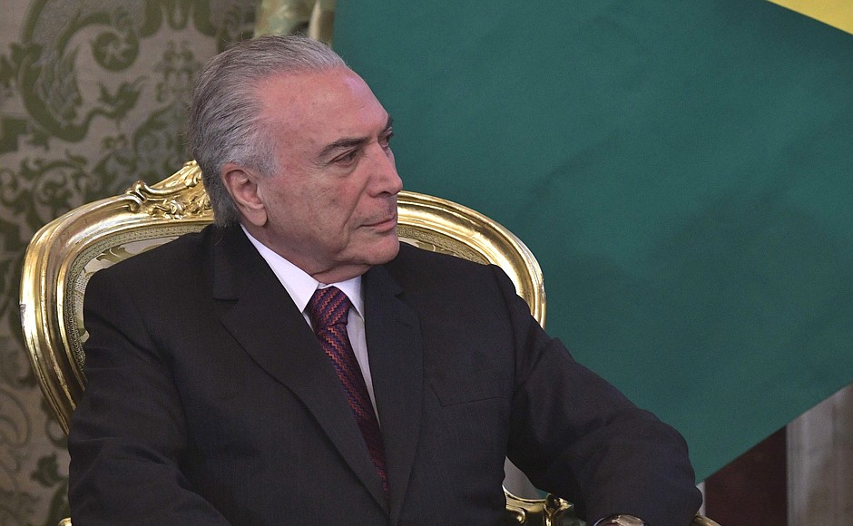 Президент Бразилии Мишел Темер.