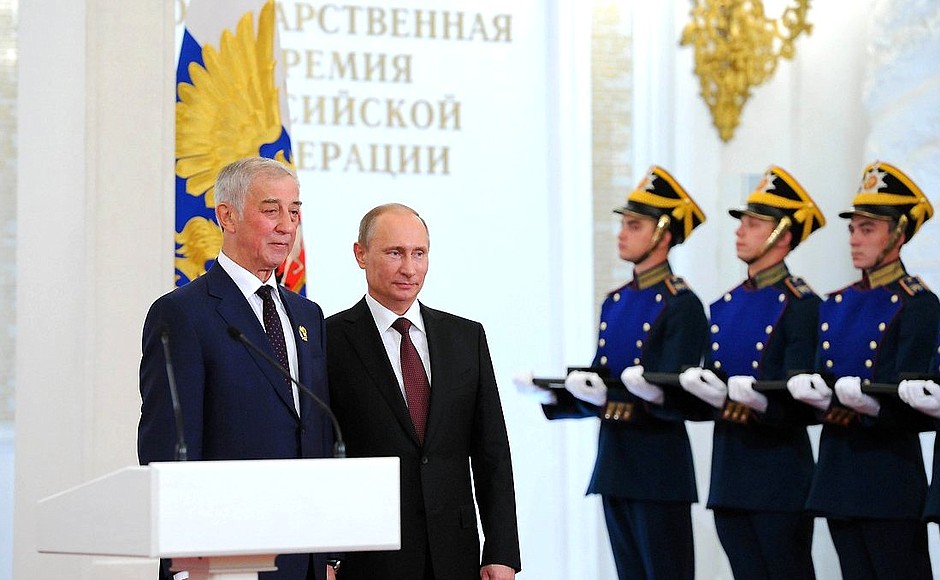 The Russian Federation National Award for Science and Technology was presented to Yefim Mezhiritsky.