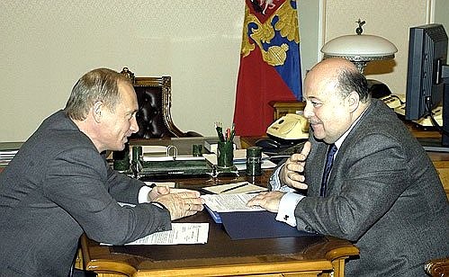 Встреча с председателем Союза театральных деятелей России Александром Калягиным.