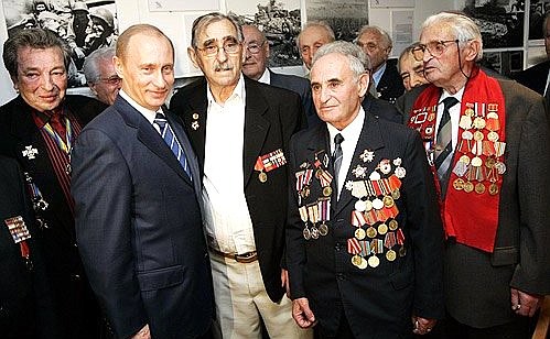 Meeting with veterans of the Great Patriotic War living in Israel.
